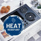 Range 4-piece Porcelain Drip Pan Set – 4-pack Includes 3 6" And 1 8" Pans