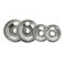 Range 4-piece Drip Pan Set | 6" & 8" Chrome Replacement Bowls