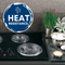 Range 4-piece Drip Pan Set | 6" & 8" Chrome Replacement Bowls