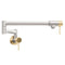 Autograph Edition Gemini Pot Filler In Brushed Nickel And Champagne Bronze