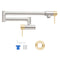 Autograph Edition Gemini Pot Filler In Brushed Nickel And Champagne Bronze