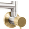 Autograph Edition Gemini Pot Filler In Brushed Nickel And Champagne Bronze