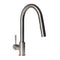 Gemini Pull Down Single Handle Kitchen Faucet In Brushed Nickel