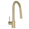 Autograph Edition Gemini Pull Down Single Handle Kitchen Faucet In Champagne Bronze