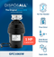 Disposall® 1 Hp Continuous Feed Garbage Disposer - Corded