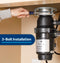 Disposall® 1/2 Hp Continuous Feed Garbage Disposer Corded