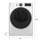 Ge® Energy Star® 7.8 Cu. Ft. Capacity Smart Front Load Electric Dryer With Steam And Sanitize Cycle