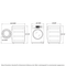 24" 2.4 cu. ft.Capacity Front Load Washer/Condenser Dryer Combo