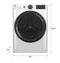 Ge® Energy Star® 5.0 Cu. Ft. Capacity Smart Front Load Steam Washer With Smartdispense™ Ultrafresh Vent System With Odorblock™ And Steam