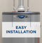 Ge Realmax Platinum 50-gallon Short Natural Gas Atmospheric Water Heater