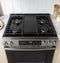 Ge® 30" Free-standing Gas Convection Range With No Preheat Air Fry And Easywash™ Oven Tray