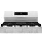 Ge® 30" Free-standing Gas Convection Range With No Preheat Air Fry And Easywash™ Oven Tray