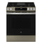 Ge® 30" Slide-in Front-control Convection Gas Range With No Preheat Air Fry And Easywash™ Oven Tray