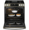 Ge® 30" Slide-in Front-control Convection Gas Range With No Preheat Air Fry And Easywash™ Oven Tray