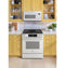 Ge® 30" Slide-in Front-control Convection Gas Range With No Preheat Air Fry And Easywash™ Oven Tray