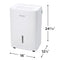 2-in-1 50 Pint Dehumidifier with Built-in Allergy Filter and Wi-Fi (Energy Star)