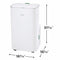 3-in-1 Connected Inverter Portable Room Air Conditioner with Supplemental Heat 14,000 BTU (ASHRAE) / 10,000 BTU (DOE)