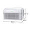 10,000 BTU U-Shape Window Room Air Conditioner with Inverter and Wi-Fi (Energy Star)