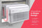 12,000 BTU U-Shape Window Room Air Conditioner with Inverter and Wi-Fi (Energy Star)