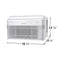 8,000 BTU Inverter Window Room Air Conditioner with Wi-Fi (Energy Star)