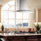 30 in. Convertible Vent Island Mount Range Hood