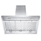 30 in. Ducted Island Mount Range Hood with Dual Remote Blower