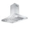 48 in. Ducted Island Mount Range Hood with Single Remote Blower