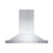 48 in. Ducted Island Mount Range Hood with Single Remote Blower