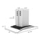 36 in. Convertible Vent Island Mount Range Hood