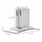 36 in. Convertible Vent Island Mount Range Hood