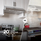 Glacier 36Inch 350 MAX Blower CFM 1.5 Sones Range Hood