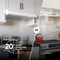 Glacier 42Inch 350 MAX Blower CFM 1.5 Sones White Range Hood