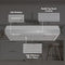 30-Inch Under Cabinet Range Hood, , 350 Max Blower CFM, Stainless Steel
