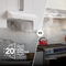 30Inch Under Cabinet Range Hood, ENERGY STAR, 350 Max Blower CFM, White
