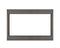 27" Dark Stainless Steel Gallery Microwave Trim Kit