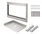 27" Stainless-Steel Gallery Microwave Trim Kit