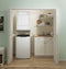 Space-Saving 2.8 cu. ft. Capacity Stationary Washer with Stainless Steel Basket