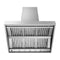 48 In. Island Mount Outdoor Grill Hood