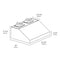 42 In. Under Cabinet Outdoor Grill Hood