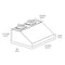 72 In. Under Cabinet Outdoor Grill Hood