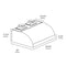 60 In. Under Cabinet Outdoor Grill Hood