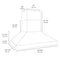 60 In. Wall Mount Outdoor Grill Hood
