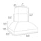 48 In. Wall Mount Outdoor Grill Hood