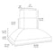 60 In. Wall Mount Outdoor Grill Hood