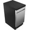 18" Stainless Steel Interior Portable Dishwasher with Sanitize Cycle