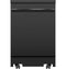 24" Stainless Steel Interior Portable Dishwasher with Sanitize Cycle