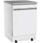 24" Stainless Steel Interior Portable Dishwasher with Sanitize Cycle