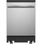 24" Stainless Steel Interior Portable Dishwasher with Sanitize Cycle