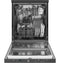 24" Stainless Steel Interior Portable Dishwasher with Sanitize Cycle