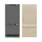 36 In. 19.8 Cu. Ft. Panel Ready Built-in Bottom Freezer Refrigerator With Water Dispenser And Ice Maker With Graphite Gray Interior